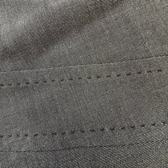 Tribal Grey Pencil Skirt | Asymmetrical Stitching | Business Casual Bottom - Picture 6 of 13